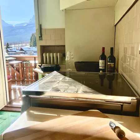With Balcony Overlooking Tofane-free Parking Cortina d'Ampezzo