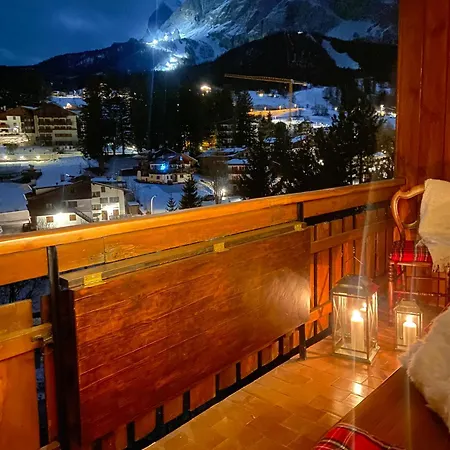 With Balcony Overlooking Tofane-free Parking Apartment Cortina d'Ampezzo